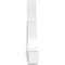 Ekena Millwork Ericson Architectural Grade PVC Gable Bracket, 96"W x 40"H x 6"D x 6"F, 10/12 Pitch GBP096X40X0606ERI00 - alternate 5